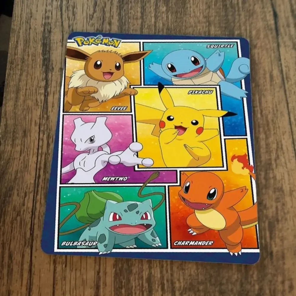 Pokemon Mouse Pad Pikachu Squirtle Bulbasaur Charmander Eevee Mewtwo